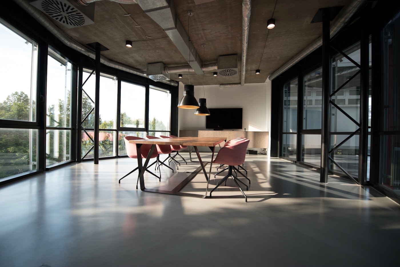 Espacio de trabajo en sector servicios profesionales
